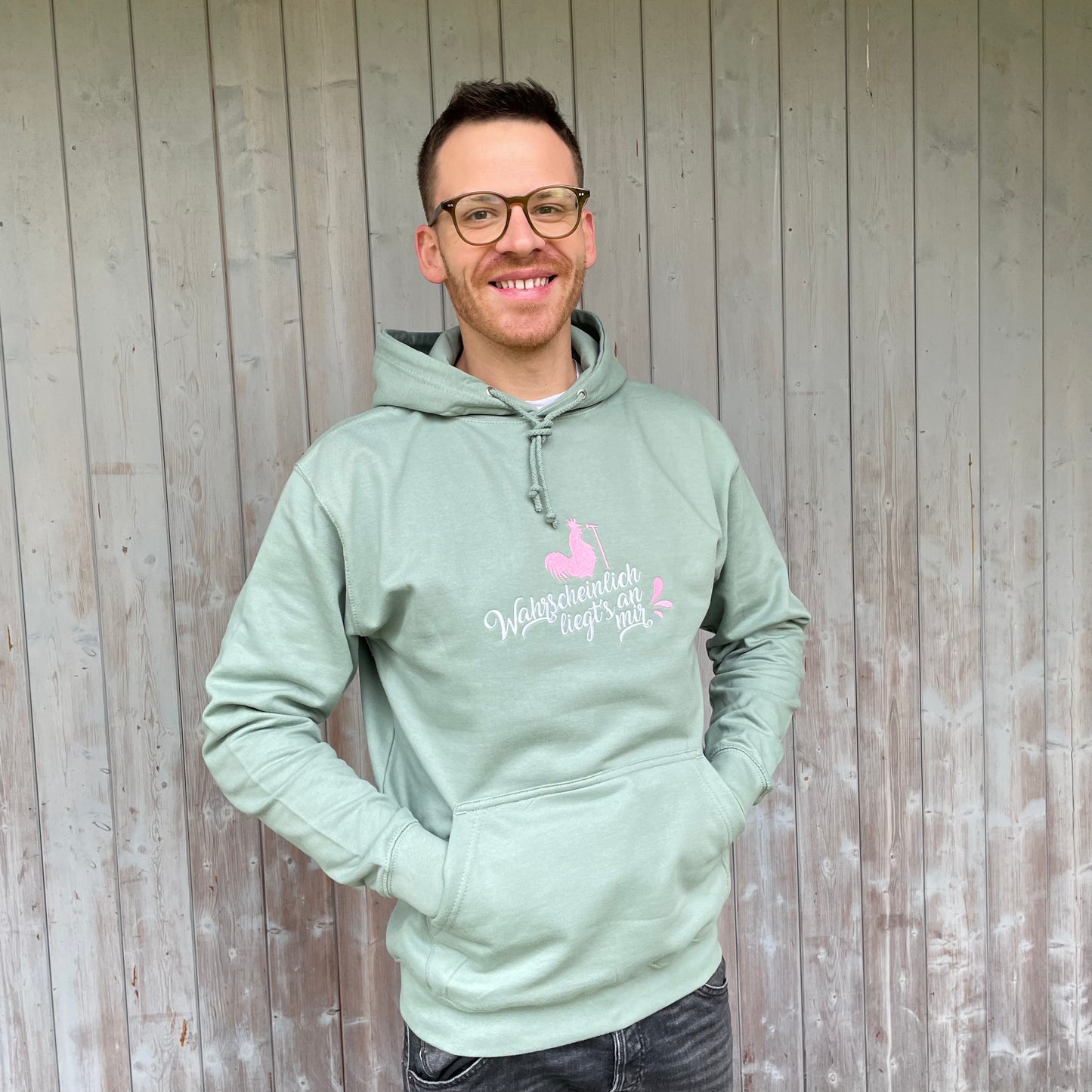 Unisex Hoodie "Pastellgrün" | "Wahrscheinlich liegt's an mir"