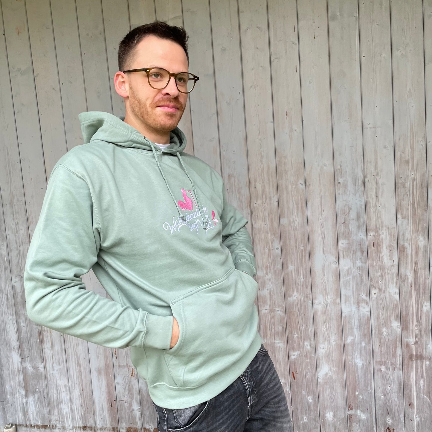 Unisex Hoodie "Pastellgrün" | "Wahrscheinlich liegt's an mir"