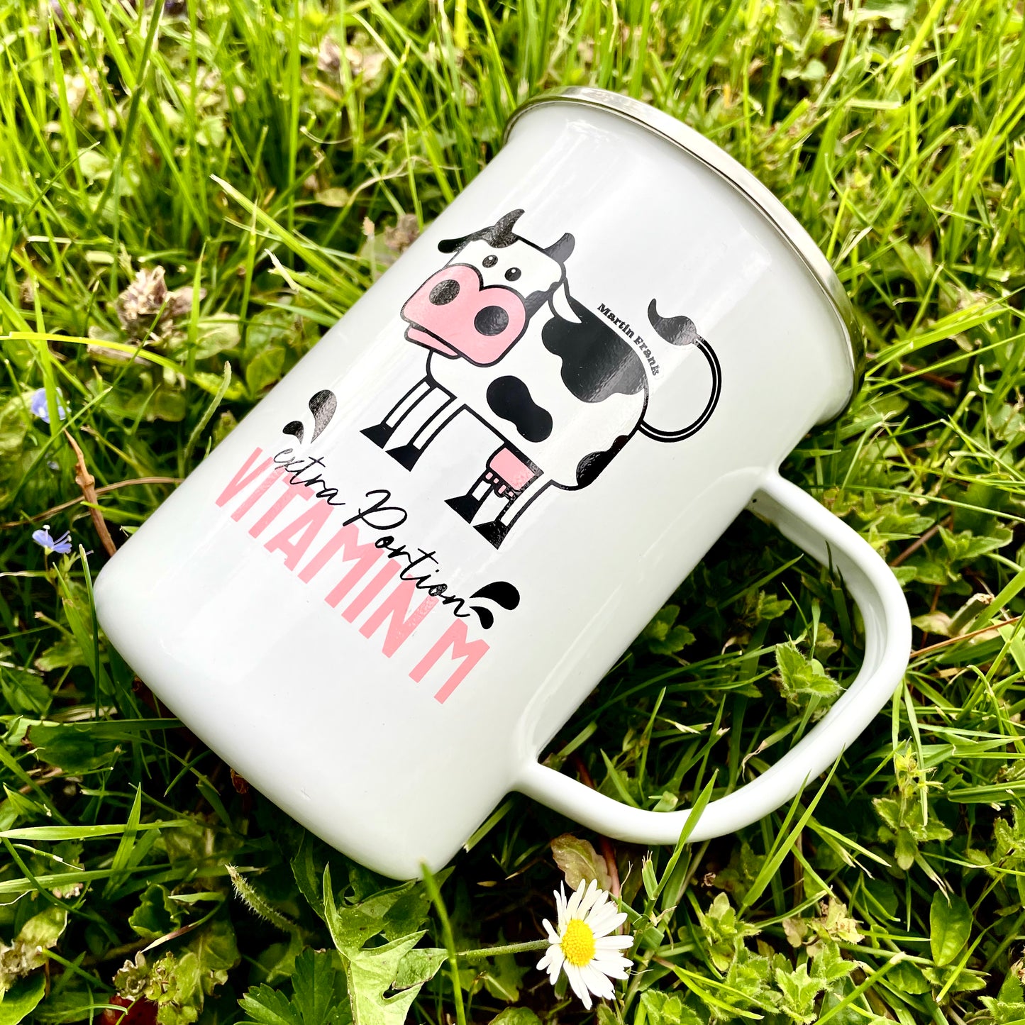 Emaille Tasse 0,55l | Martin Frank "Vitamin M"
