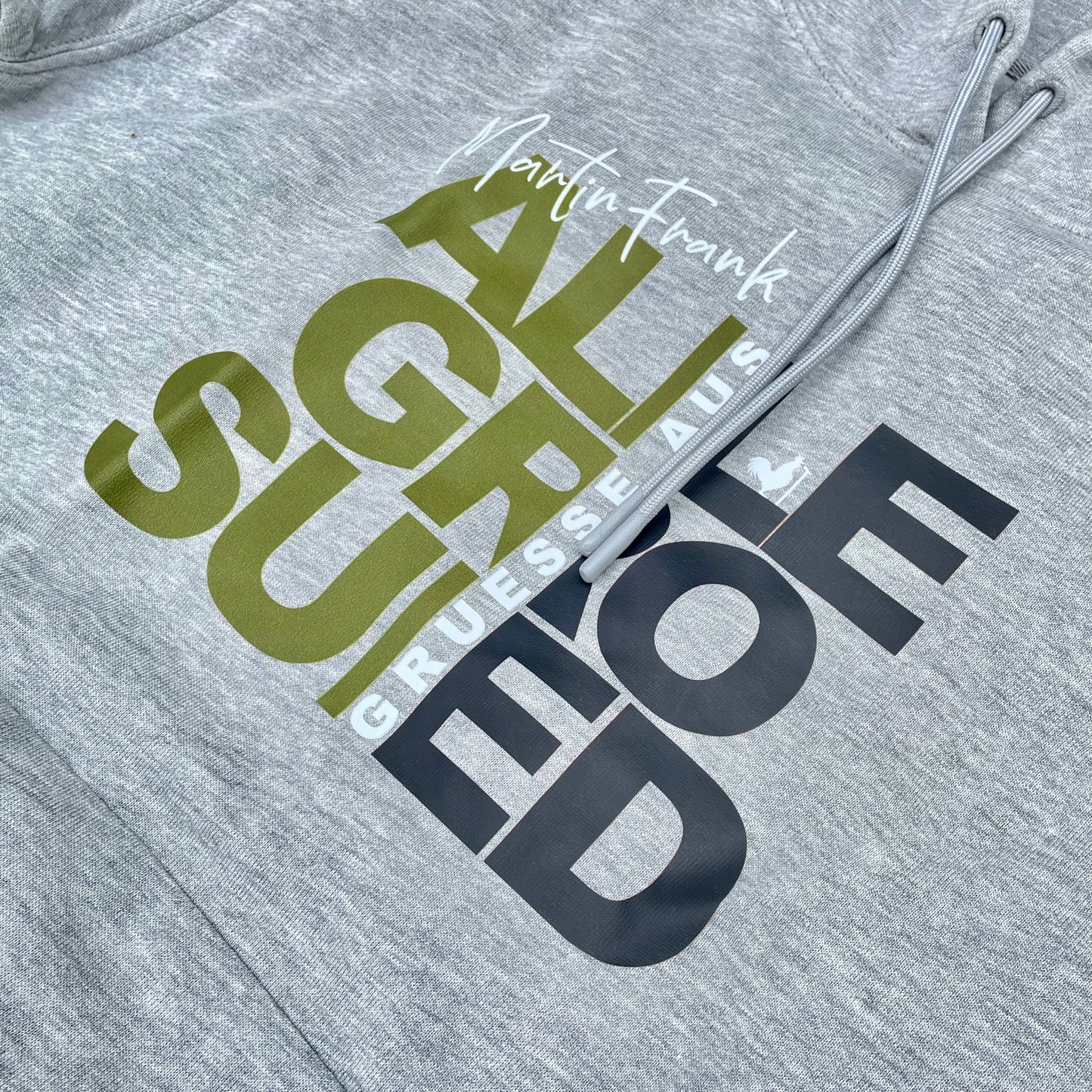 Bio-Baumwoll Herren Hoodie | Martin Frank „Grüße aus Allegro Süd“