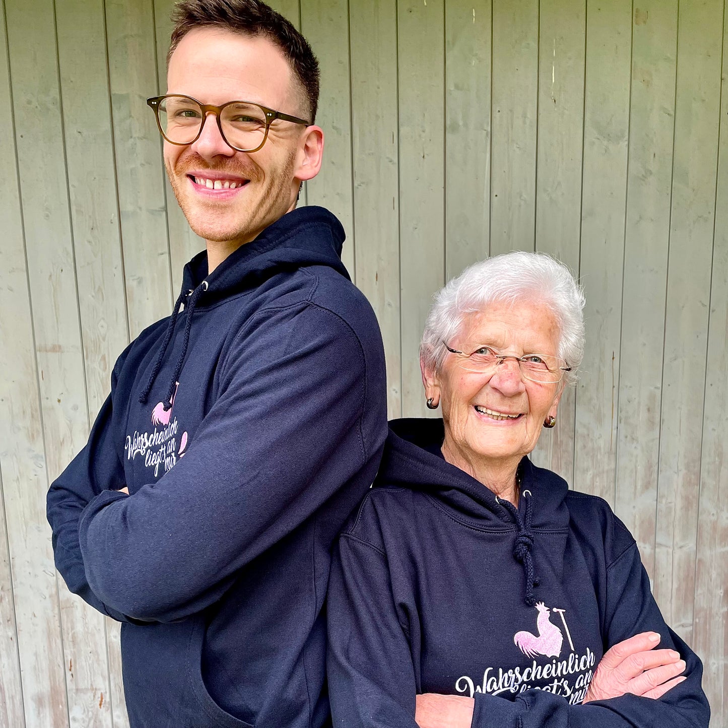 Unisex Hoodie "Navy" | "Wahrscheinlich liegt's an mir"