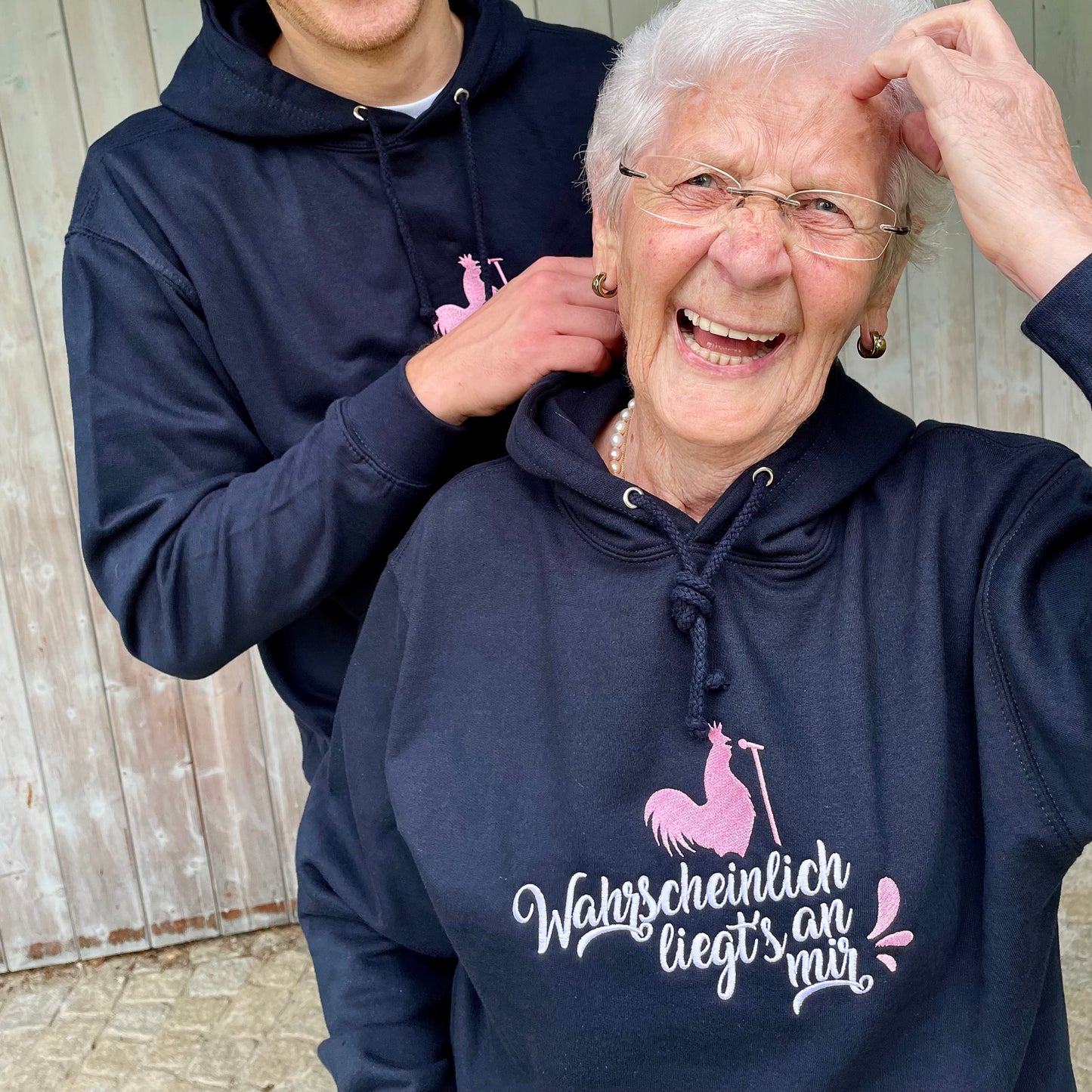 Unisex Hoodie "Navy" | "Wahrscheinlich liegt's an mir"