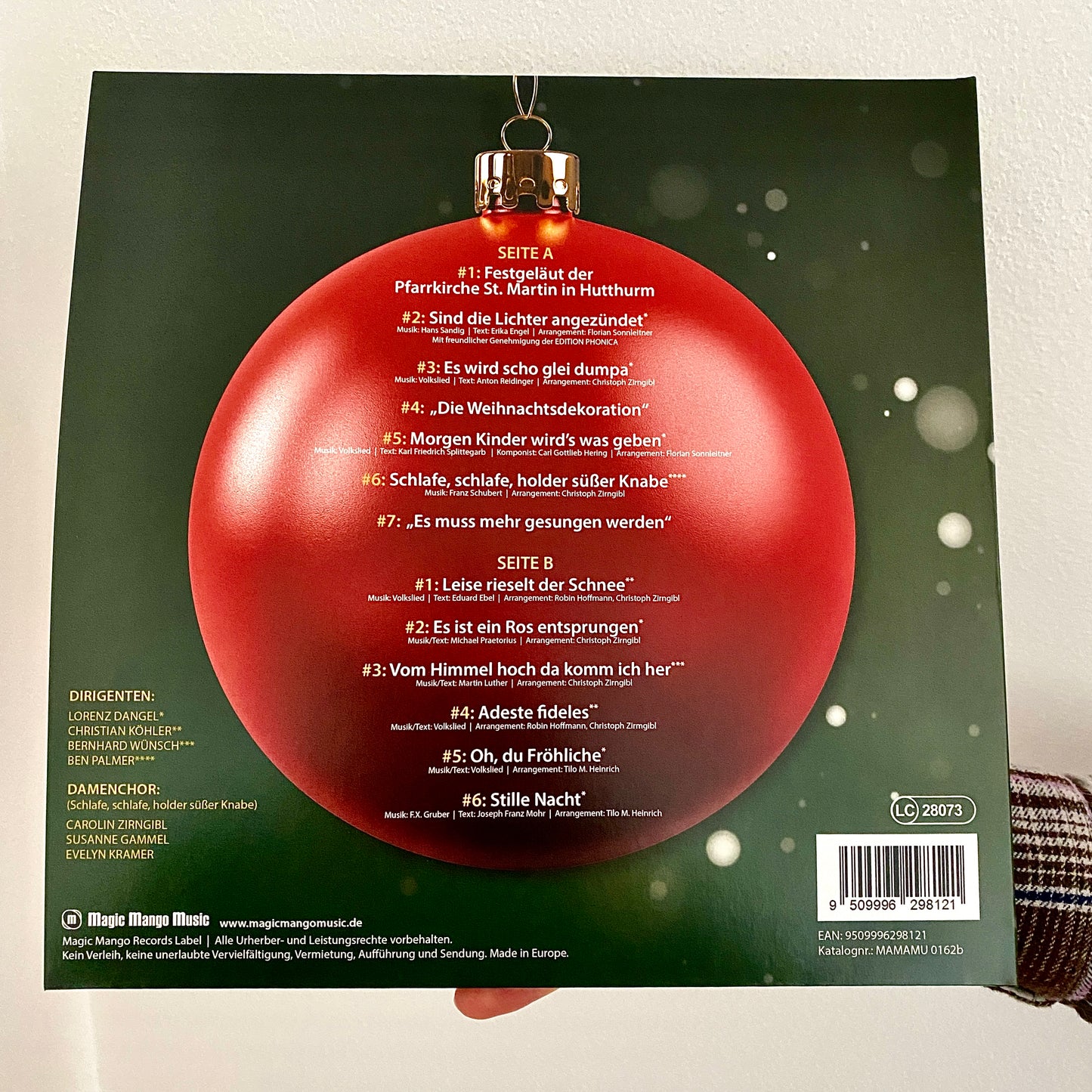 Schallplatte "Das kleine Weihnachtsalbum"
